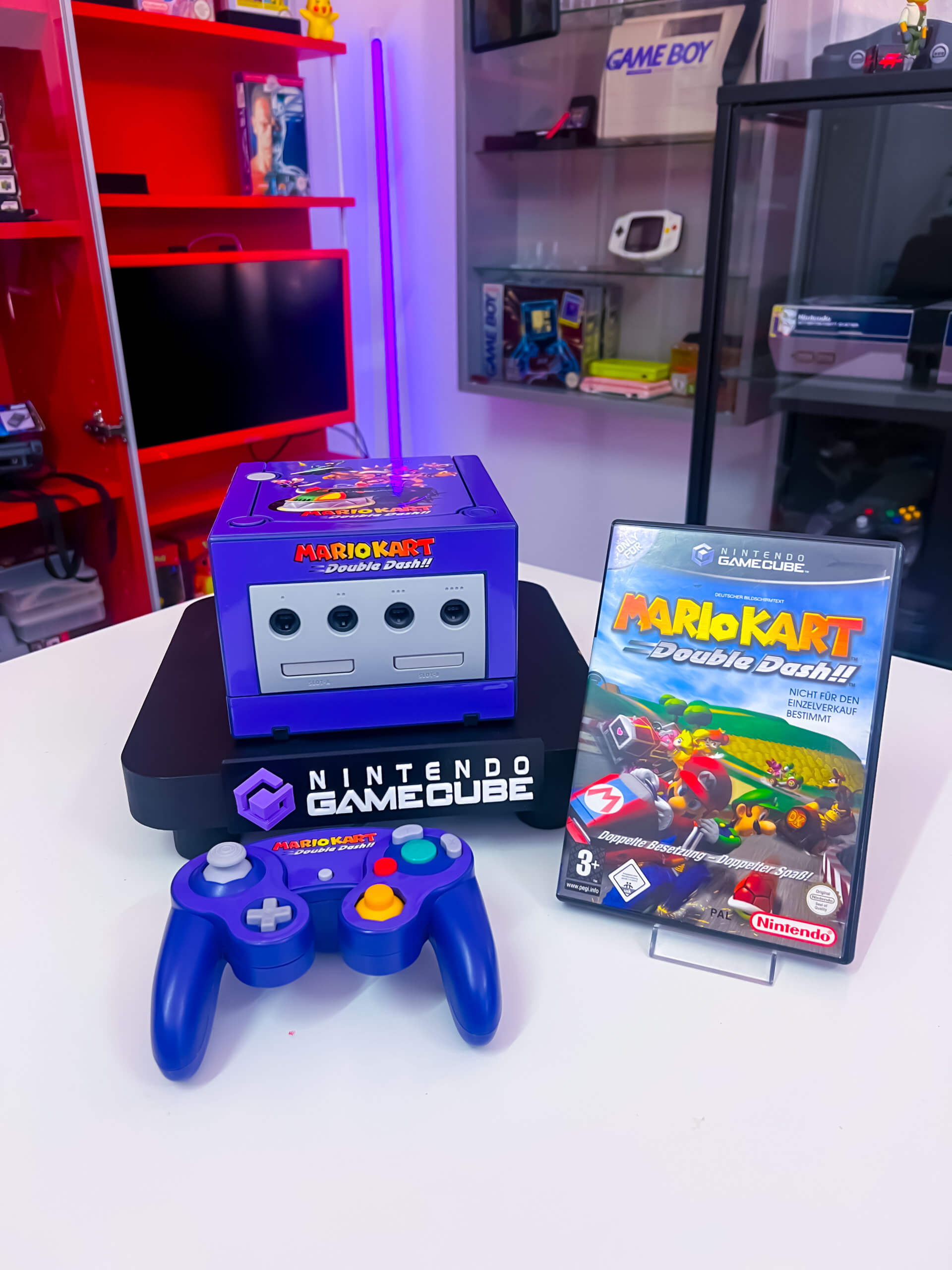 GameCube Konsole - Mario Kart Double Dash Paket - Retrosammler